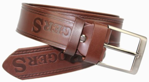 Pasek Skórzany Arucce (PL) Tłoczony Napis "W&ROGERS" Skóra Naturalna EXTRA 40 mm CZEKOLADOWY Pasek Skórzany Arucce (PL) Tłoczony Napis "W&ROGERS" Skóra Naturalna EXTRA 40 mm CZEKOLADOWY