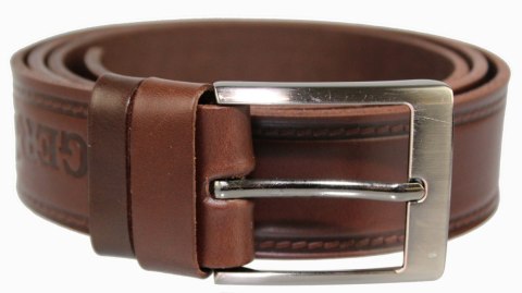 Pasek Skórzany Arucce (PL) Tłoczony Napis "W&ROGERS" Skóra Naturalna EXTRA 40 mm CZEKOLADOWY Pasek Skórzany Arucce (PL) Tłoczony Napis "W&ROGERS" Skóra Naturalna EXTRA 40 mm CZEKOLADOWY