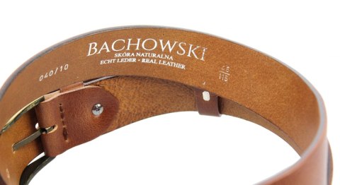 Pasek Skórzany BACHOWSKI (PL) BRĄZOWY Skóra Licowa EXTRA 40 mm PB40S12 Pasek Skórzany BACHOWSKI (PL) BRĄZOWY Skóra Licowa EXTRA 40 mm PB40S12