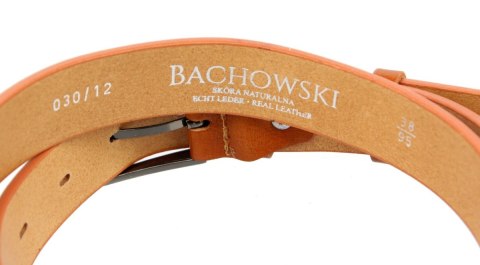 Pasek Skórzany BACHOWSKI (PL) JASNY BRĄZ GŁADKI Skóra Licowa EXTRA 30 mm PB30S12 Pasek Skórzany BACHOWSKI (PL) JASNY BRĄZ GŁADKI Skóra Licowa EXTRA 30 mm PB30S12