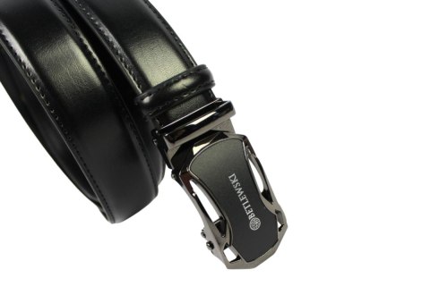 Pasek Skórzany BETLEWSKI 35 mm AUTOMAT MECHANIZM ZĄBKOWY KLAMRA "CZARNA 1" Skóra Naturalna EXTRA CZARNY Pasek Skórzany BETLEWSKI 35 mm AUTOMAT MECHANIZM ZĄBKOWY KLAMRA "CZARNA 1" Skóra Naturalna EXTRA CZARNY