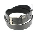 Pasek Skórzany Bez Klamry HADA (PL) Skóra Naturalna GŁADKI 40 mm CZARNY P40BKC