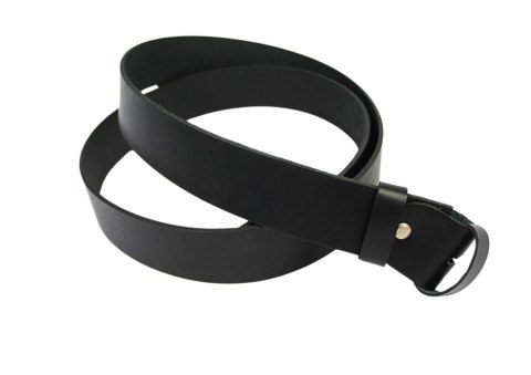 Pasek Skórzany Bez Klamry HADA (PL) Skóra Naturalna GŁADKI 40 mm CZARNY P40BKC Pasek Skórzany Bez Klamry HADA (PL) Skóra Naturalna GŁADKI 40 mm CZARNY P40BKC