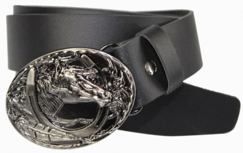 Pasek Skórzany COMPLEX (PL) Skóra Licowa 40 mm Klamra Pełna Na Bolczyk BLASZKA "KOŃ II" CBOL40/63 Pasek Skórzany COMPLEX (PL) Skóra Licowa 40 mm Klamra Pełna Na Bolczyk BLASZKA "KOŃ II" CBOL40/63