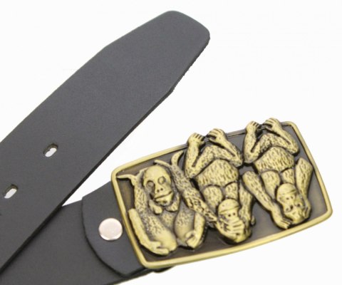 Pasek Skórzany COMPLEX (PL) Skóra Licowa 40 mm Klamra Pełna Na Bolczyk BLASZKA "MAŁPY" CBOL40/31 Pasek Skórzany COMPLEX (PL) Skóra Licowa 40 mm Klamra Pełna Na Bolczyk BLASZKA "MAŁPY" CBOL40/31