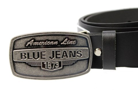 Pasek Skórzany COMPLEX (PL) Skóra Licowa 40 mm Klamra Pełna na Bolczyk BLASZKA "BLUE JEANS" CBOL40/02 Pasek Skórzany COMPLEX (PL) Skóra Licowa 40 mm Klamra Pełna na Bolczyk BLASZKA "BLUE JEANS" CBOL40/02