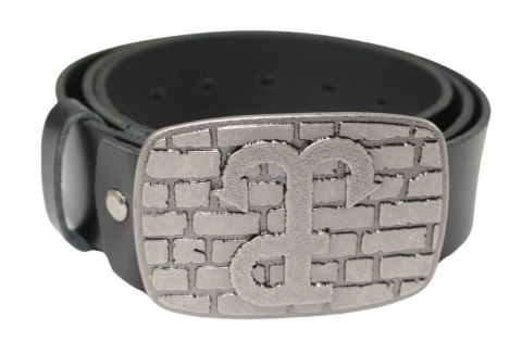 Pasek Skórzany COMPLEX (PL) Skóra Licowa 40 mm Klamra Pełna na Bolczyk BLASZKA "PW" "Polska Walcząca" CBOL40/01 Pasek Skórzany COMPLEX (PL) Skóra Licowa 40 mm Klamra Pełna na Bolczyk BLASZKA "PW" "Polska Walcząca" CBOL40/01