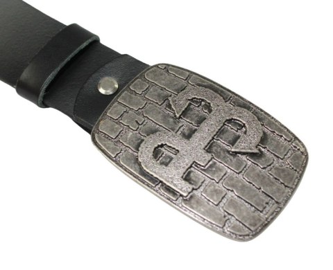 Pasek Skórzany COMPLEX (PL) Skóra Licowa 40 mm Klamra Pełna na Bolczyk BLASZKA "PW" "Polska Walcząca" CBOL40/01 Pasek Skórzany COMPLEX (PL) Skóra Licowa 40 mm Klamra Pełna na Bolczyk BLASZKA "PW" "Polska Walcząca" CBOL40/01