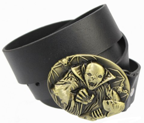 Pasek Skórzany COMPLEX (PL) Skóra Licowa 40 mm Klamra Pełna Na Bolczyk BLASZKA "WAMPIR" CBOL40/33 Pasek Skórzany COMPLEX (PL) Skóra Licowa 40 mm Klamra Pełna Na Bolczyk BLASZKA "WAMPIR" CBOL40/33
