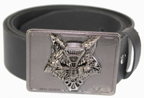 Pasek Skórzany COMPLEX (PL) Skóra Licowa 40 mm Klamra Pełna Na Bolczyk BLASZKA "WOLF DESIGN " CBOL40/59 Pasek Skórzany COMPLEX (PL) Skóra Licowa 40 mm Klamra Pełna Na Bolczyk BLASZKA "WOLF DESIGN " CBOL40/59