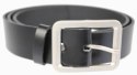 Pasek Skórzany Damski Arucce (PL) Skóra Naturalna EXTRA Gładki 40 mm CZARNY