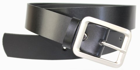 Pasek Skórzany Damski Arucce (PL) Skóra Naturalna EXTRA Gładki 40 mm CZARNY Pasek Skórzany Damski Arucce (PL) Skóra Naturalna EXTRA Gładki 40 mm CZARNY