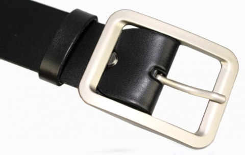 Pasek Skórzany Damski Arucce (PL) Skóra Naturalna EXTRA Gładki 40 mm CZARNY Pasek Skórzany Damski Arucce (PL) Skóra Naturalna EXTRA Gładki 40 mm CZARNY