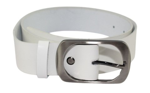 Pasek Skórzany Damski Arucce (PL) Skóra Naturalna EXTRA Gładki 40 mm KREMOWY Pasek Skórzany Damski Arucce (PL) Skóra Naturalna EXTRA Gładki 40 mm KREMOWY