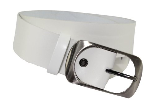 Pasek Skórzany Damski Arucce (PL) Skóra Naturalna EXTRA Gładki 40 mm KREMOWY Pasek Skórzany Damski Arucce (PL) Skóra Naturalna EXTRA Gładki 40 mm KREMOWY