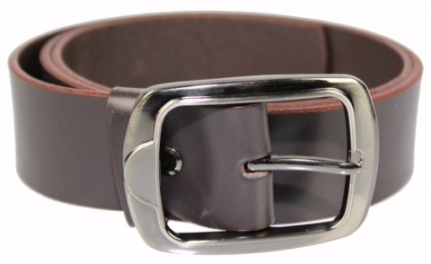 Pasek Skórzany Damski MASSIMO (PL) Skóra Naturalna EXTRA Gładki 40 mm MLECZNA CZEKOLADA z Brązową Lamówką Pasek Skórzany Damski MASSIMO (PL) Skóra Naturalna EXTRA Gładki 40 mm MLECZNA CZEKOLADA z Brązową Lamówką