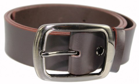 Pasek Skórzany Damski MASSIMO (PL) Skóra Naturalna EXTRA Gładki 40 mm MLECZNA CZEKOLADA z Brązową Lamówką Pasek Skórzany Damski MASSIMO (PL) Skóra Naturalna EXTRA Gładki 40 mm MLECZNA CZEKOLADA z Brązową Lamówką