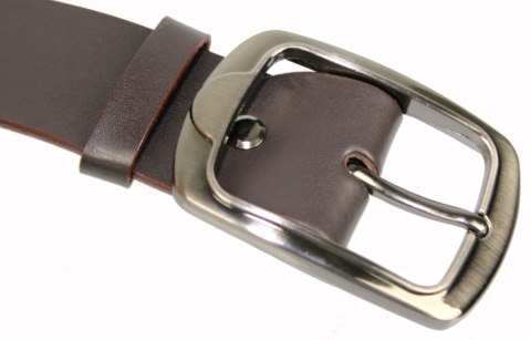 Pasek Skórzany Damski MASSIMO (PL) Skóra Naturalna EXTRA Gładki 40 mm MLECZNA CZEKOLADA z Brązową Lamówką Pasek Skórzany Damski MASSIMO (PL) Skóra Naturalna EXTRA Gładki 40 mm MLECZNA CZEKOLADA z Brązową Lamówką