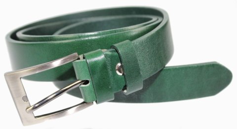 Pasek Skórzany Damski PAS-MAX (PL) Skóra Naturalna EXTRA Gładki 30 mm BUTELKOWA ZIELEŃ k111 Pasek Skórzany Damski PAS-MAX (PL) Skóra Naturalna EXTRA Gładki 30 mm BUTELKOWA ZIELEŃ k111
