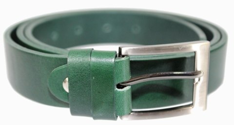 Pasek Skórzany Damski PAS-MAX (PL) Skóra Naturalna EXTRA Gładki 30 mm BUTELKOWA ZIELEŃ k111 Pasek Skórzany Damski PAS-MAX (PL) Skóra Naturalna EXTRA Gładki 30 mm BUTELKOWA ZIELEŃ k111