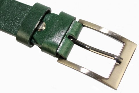 Pasek Skórzany Damski PAS-MAX (PL) Skóra Naturalna EXTRA Gładki 30 mm BUTELKOWA ZIELEŃ k111 Pasek Skórzany Damski PAS-MAX (PL) Skóra Naturalna EXTRA Gładki 30 mm BUTELKOWA ZIELEŃ k111