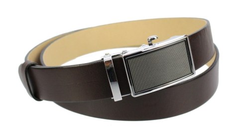 Pasek Skórzany Gładki PAS-MAX (PL) 35 mm AUTOMAT SAMOZACISK KLAMRA Z ROLKĄ "CZARNA 22" Skóra Naturalna Licowa CZEKOLADOWY k43 Pasek Skórzany Gładki PAS-MAX (PL) 35 mm AUTOMAT SAMOZACISK KLAMRA Z ROLKĄ "CZARNA 22" Skóra Naturalna Licowa CZEKOLADOWY k43