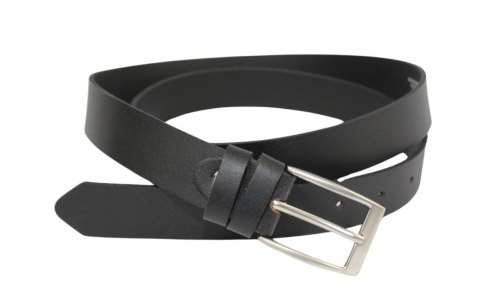 Pasek Skórzany Męski ARUCCE (PL) CZARNY Gładki 30 mm Skóra Naturalna DW EXTRA Pasek Skórzany Męski ARUCCE (PL) CZARNY Gładki 30 mm Skóra Naturalna DW EXTRA