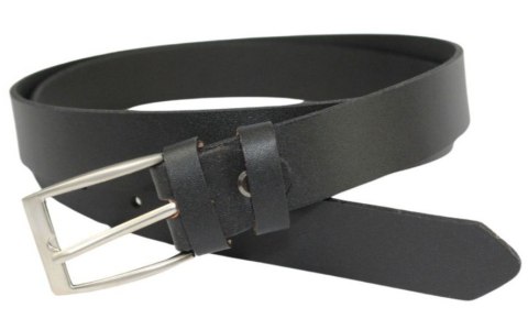 Pasek Skórzany Męski ARUCCE (PL) CZARNY Gładki 30 mm Skóra Naturalna DW EXTRA Pasek Skórzany Męski ARUCCE (PL) CZARNY Gładki 30 mm Skóra Naturalna DW EXTRA