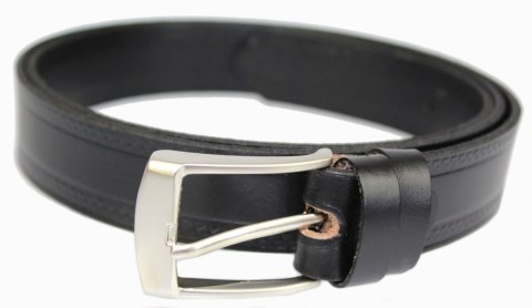 Pasek Skórzany Męski ARUCCE (PL) CZARNY "TRÓJKĄTY" 30 mm Skóra Naturalna DW EXTRA Pasek Skórzany Męski ARUCCE (PL) CZARNY "TRÓJKĄTY" 30 mm Skóra Naturalna DW EXTRA
