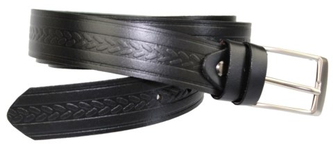 Pasek Skórzany Męski ARUCCE (PL) CZARNY "WZÓR " 30 mm Skóra Naturalna DW EXTRA Pasek Skórzany Męski ARUCCE (PL) CZARNY "WZÓR " 30 mm Skóra Naturalna DW EXTRA