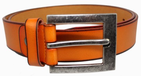 Pasek Skórzany Męski BUFFALO WILD Gładki 40 mm Skóra Licowa RUDY 932 Pasek Skórzany Męski BUFFALO WILD Gładki 40 mm Skóra Licowa RUDY 932