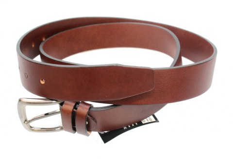 Pasek Skórzany Męski PAS-MAX (PL) CZEKOLADOWY NADWYMIAR XXL Gładki 40 mm Pasek Skórzany Męski PAS-MAX (PL) CZEKOLADOWY NADWYMIAR XXL Gładki 40 mm