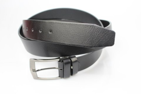 Pasek Skórzany Męski PAS-MAX (PL) Gładki 40 mm CLASSIC Skóra Licowa EXTRA CZARNY k91 Pasek Skórzany Męski PAS-MAX (PL) Gładki 40 mm CLASSIC Skóra Licowa EXTRA CZARNY k91