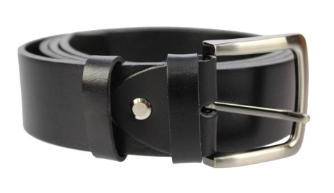 Pasek Skórzany Męski PAS-MAX (PL) Gładki 40 mm CZARNY NADWYMIAR BARDZO DŁUGI XXXL Pasek Skórzany Męski PAS-MAX (PL) Gładki 40 mm CZARNY NADWYMIAR BARDZO DŁUGI XXXL