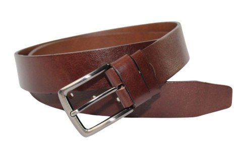 Pasek Skórzany Męski PAS-MAX (PL) KASZTANOWY Gładki 40 mm Skóra Naturalna Licowa k40 Pasek Skórzany Męski PAS-MAX (PL) KASZTANOWY Gładki 40 mm Skóra Naturalna Licowa k40
