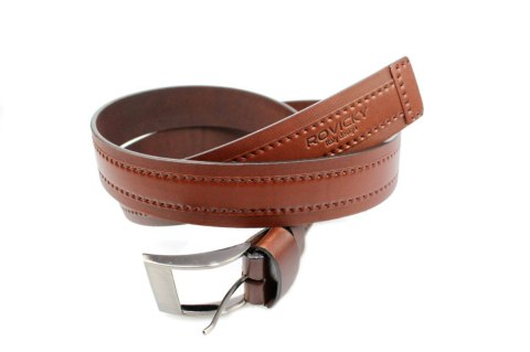 Pasek Skórzany Męski ROVICKY (PL) KASZTANOWY 40 mm Skóra Licowa Extra WZÓR 1 Pasek Skórzany Męski ROVICKY (PL) KASZTANOWY 40 mm Skóra Licowa Extra WZÓR 1
