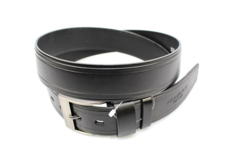 Pasek Skórzany Męski ROVICKY (PL) "PRZETŁOCZONY BIEŻNIK" CZARNY 35 mm Skóra Licowa Extra Pasek Skórzany Męski ROVICKY (PL) "PRZETŁOCZONY BIEŻNIK" CZARNY 35 mm Skóra Licowa Extra