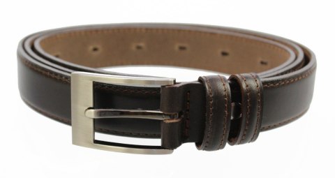 Pasek Skórzany Męski WIREX (PL) GŁADKI SZARFOWANY CZEKOLADOWY 30 mm Skóra Licowa Extra Pasek Skórzany Męski WIREX (PL) GŁADKI SZARFOWANY CZEKOLADOWY 30 mm Skóra Licowa Extra