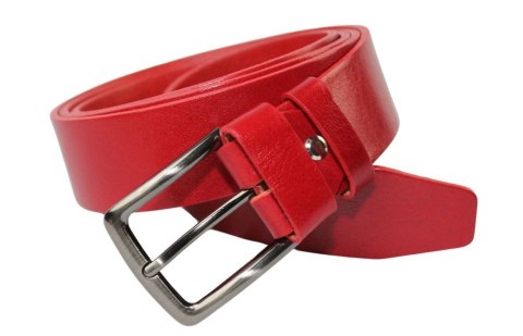 Pasek Skórzany PAS-MAX (PL) Gładki 40 mm Skóra Licowa EXTRA Czerwony k62 XXL Nadwymiar Pasek Skórzany PAS-MAX (PL) Gładki 40 mm Skóra Licowa EXTRA Czerwony k62 XXL Nadwymiar