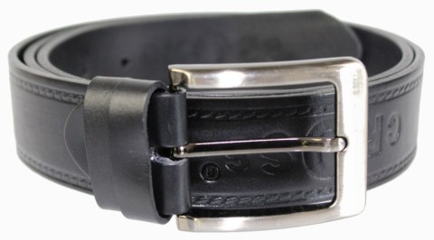 Pasek Skórzany PAS-MAX (PL) Tłoczony Napis "CROSS" Skóra Naturalna Licowa EXTRA 40 mm CZARNY Pasek Skórzany PAS-MAX (PL) Tłoczony Napis "CROSS" Skóra Naturalna Licowa EXTRA 40 mm CZARNY