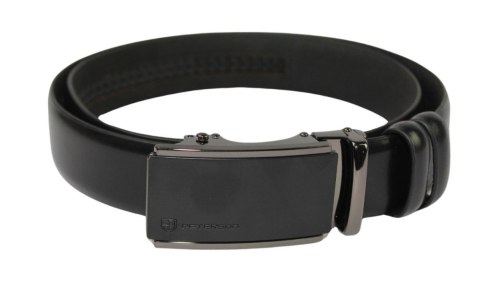 Pasek Skórzany PETERSON 35 mm AUTOMAT MECHANIZM ZĄBKOWY KLAMRA CZARNA PTN BOM-CA3-90 Skóra Naturalna EXTRA CZARNY Pasek Skórzany PETERSON 35 mm AUTOMAT MECHANIZM ZĄBKOWY KLAMRA CZARNA PTN BOM-CA3-90 Skóra Naturalna EXTRA CZARNY