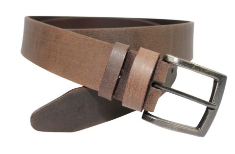 Pasek Skórzany PolskaGalanteria (PL) Skóra Licowa 40 mm CZEKOLADOWY TEKSTURA EXTRA Pasek Skórzany PolskaGalanteria (PL) Skóra Licowa 40 mm CZEKOLADOWY TEKSTURA EXTRA