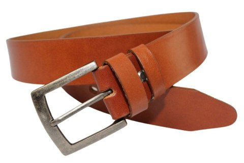 Pasek Skórzany PolskaGalanteria (PL) Skóra Licowa 40 mm KONIAKOWY EXTRA Pasek Skórzany PolskaGalanteria (PL) Skóra Licowa 40 mm KONIAKOWY EXTRA