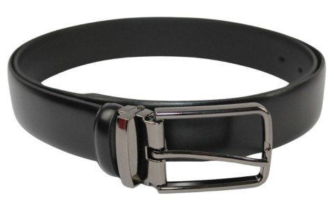 Pasek Skórzany PolskaGalanteria (PL) Skóra Licowa EXTRA 35 mm CZARNY Klamra Nowoczesna Pasek Skórzany PolskaGalanteria (PL) Skóra Licowa EXTRA 35 mm CZARNY Klamra Nowoczesna
