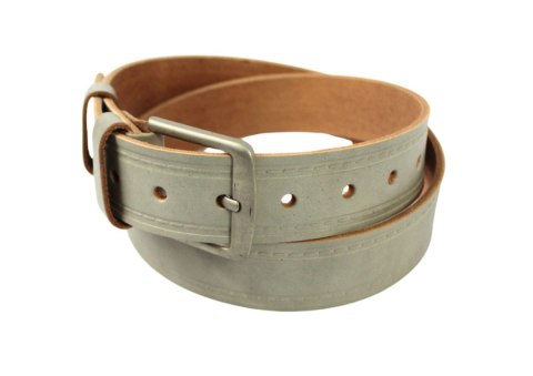 Pasek Skórzany PolskaGalanteria (PL) Skóra Naturalna "IMITACJA SZYCIA CIENKĄ NITKĄ" 40 mm JASNY POPIELATY Klamra VINTAGE Pasek Skórzany PolskaGalanteria (PL) Skóra Naturalna "IMITACJA SZYCIA CIENKĄ NITKĄ" 40 mm JASNY POPIELATY Klamra VINTAGE