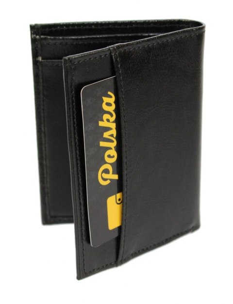 Płaski Portfel Etui Andrus (PL) Skóra Naturalna Pionowe Dwie Części Z Miejscem Na Gotówkę Pionowy Suwak 11 x 9 x 2 [cm] 