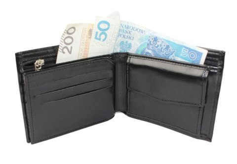 Portfel ANDRUS (PL) Skóra Włoska Średni Poziomy Bez Zapięcia I Poziomym Suwakiem 12 x 9,5 x 2,5 [cm Portfel ANDRUS (PL) Skóra Włoska Średni Poziomy Bez Zapięcia I Poziomym Suwakiem 12 x 9,5 x 2,5 [cm