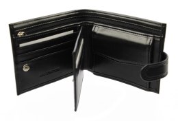 Portfel ANDRUS (PL) Skóra Włoska Średni Poziomy Z Zapięciem I Poziomym Suwakiem 12 x 9,5 x 2,5 [cm]