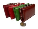 Portfel Damski ANDRUS (PL) 10 cm Klamra Skóra Naturalna RFID 11 x 8,5 x 2,5 [cm]