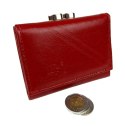 Portfel Damski ANDRUS (PL) 10 cm Klamra Skóra Naturalna RFID 11 x 8,5 x 2,5 [cm]
